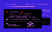 Radar Ratrace for Commodore VIC-20 - Ready to begin? Here's the game instructions.