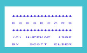 Dodge Cars for Commodore VIC-20 - Title screen.