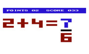 Speed Math / Bingo Math for Commodore VIC-20 - Oops, a wrong answer...