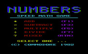 Speed Math / Bingo Math for Commodore VIC-20 - Ready for the speed math game?
