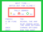 Hunt the Wumpus for TI-99/4A - Game over.