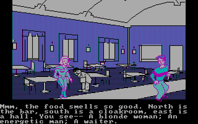 Alpine Encounter, The IBM PC/Compatibles Screenshot: Listen and learn...