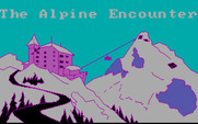 Alpine Encounter, The for IBM PC/Compatibles - Title screen.