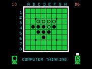 Othello for TI-99/4A - The computer is thinking...