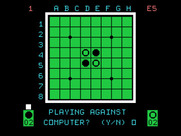 Othello for TI-99/4A - Do you wish to play against the computer?