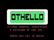 Othello for TI-99/4A - Title screen.