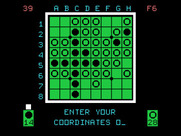 Othello for TI-99/4A - The board is filling up...enter your coordinates!