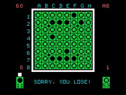 Othello for TI-99/4A - Game over, you lose!