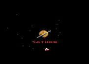 Gyruss for Atari 8-bit - Arriving at Saturn.