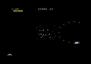 Gyruss for Commodore 64 - Oops, I've been hit!