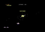 Gyruss for Commodore 64 - Arriving at Saturn...