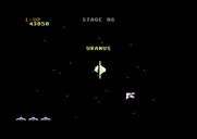 Gyruss for Commodore 64 - Arrived at Uranus.