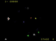 Gyruss for ColecoVision - Blasting opponents...