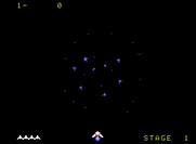 Gyruss for ColecoVision - Game start.