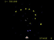 Gyruss for ColecoVision - Each level has different enemy formations...