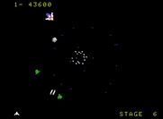 Gyruss for ColecoVision - You can fly in a circle around the entire screen.
