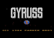 Gyruss for Atari 5200 - Title screen.