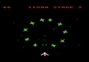 Gyruss for Atari 5200 - The first chance stage...