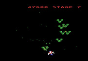 Gyruss for Atari 5200 - Each chance stage has different enemy formations.