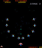 Gyruss for Arcade - The first chance stage...