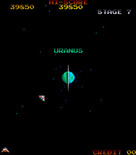 Gyruss for Arcade - Arrived at Uranus...