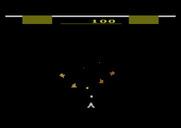 Gyruss for Atari 2600 - Game start.