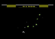 Gyruss for Atari 2600 - Planes fly in different formations on each level.
