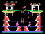 Popeye for TI-99/4A - Catch the hearts before they reach the ground.