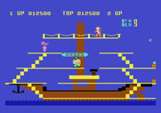 Popeye for Atari 5200 - Start of round three.