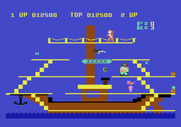 Popeye for Atari 5200 - Catch the letters that are thrown down to you...