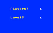 Popeye for Intellivision - Select the number of players and level of difficulty.