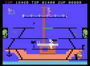 Popeye for ColecoVision - Collect the letters forming the word HELP!