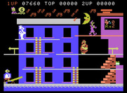 Popeye for ColecoVision - Level two start.