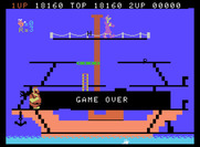 Popeye for ColecoVision - Game over.