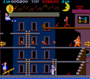 Popeye for Arcade - Don't leave the notes on the ground too long, or you'll lose a life!