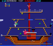 Popeye for Arcade - Catch the letters that spell HELP...