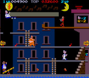 Popeye for Arcade - Round 2 begins.