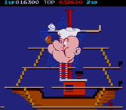 Popeye for Arcade - Level completed!