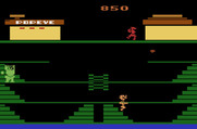 Popeye for Atari 2600 - Brutus is always chasing you!