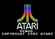 Pengo for Atari 5200 - Atari logo and game title.