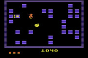 Pengo for Atari 2600 - Crushed a sno-bee with a block.