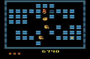 Pengo for Atari 2600 - Round 2 start.