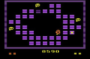 Pengo for Atari 2600 - Each round starts with the ice blocks in different formations.