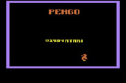 Pengo for Atari 2600 - Title screen.
