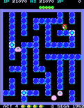 Pengo for Arcade - Start of the next level...
