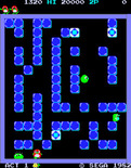 Pengo for Arcade - Kick the wall to stun sno-bees...