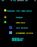 Pengo for Arcade - Squash the sno-bees!