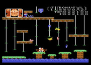 Donkey Kong Junior for Atari 7800 - Fell of the rope and lost a life...