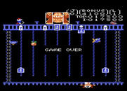 Donkey Kong Junior for Atari 7800 - Game over.