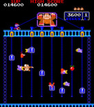 Donkey Kong Junior for Arcade - Oh no,  a bird got me!